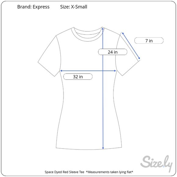 Express NWOT Women's Red Short Sleeve Raglan Baseball Tee XS - Picture 10 of 10